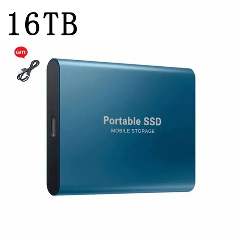 For Xiaomi Portable 128TB 64TB SSD External Moblie Hard Drive High Speed 16TB 8TB Hard Disk for Desktop Mobile Laptop Comp