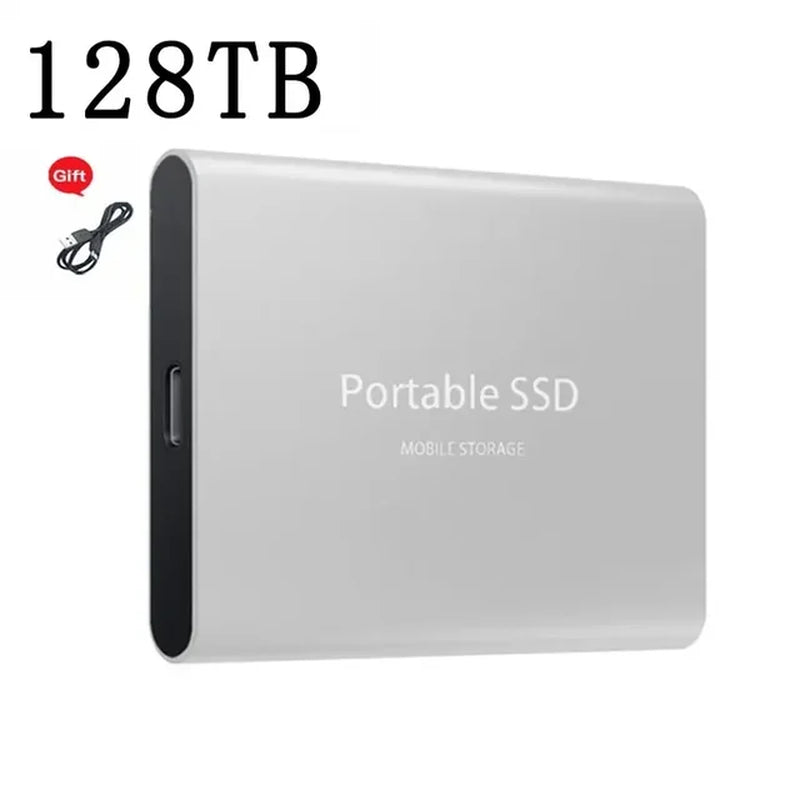 For Xiaomi Portable 128TB 64TB SSD External Moblie Hard Drive High Speed 16TB 8TB Hard Disk for Desktop Mobile Laptop Comp