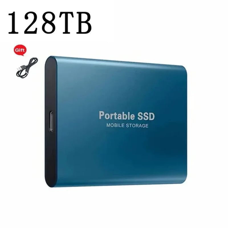 For Xiaomi Portable 128TB 64TB SSD External Moblie Hard Drive High Speed 16TB 8TB Hard Disk for Desktop Mobile Laptop Comp