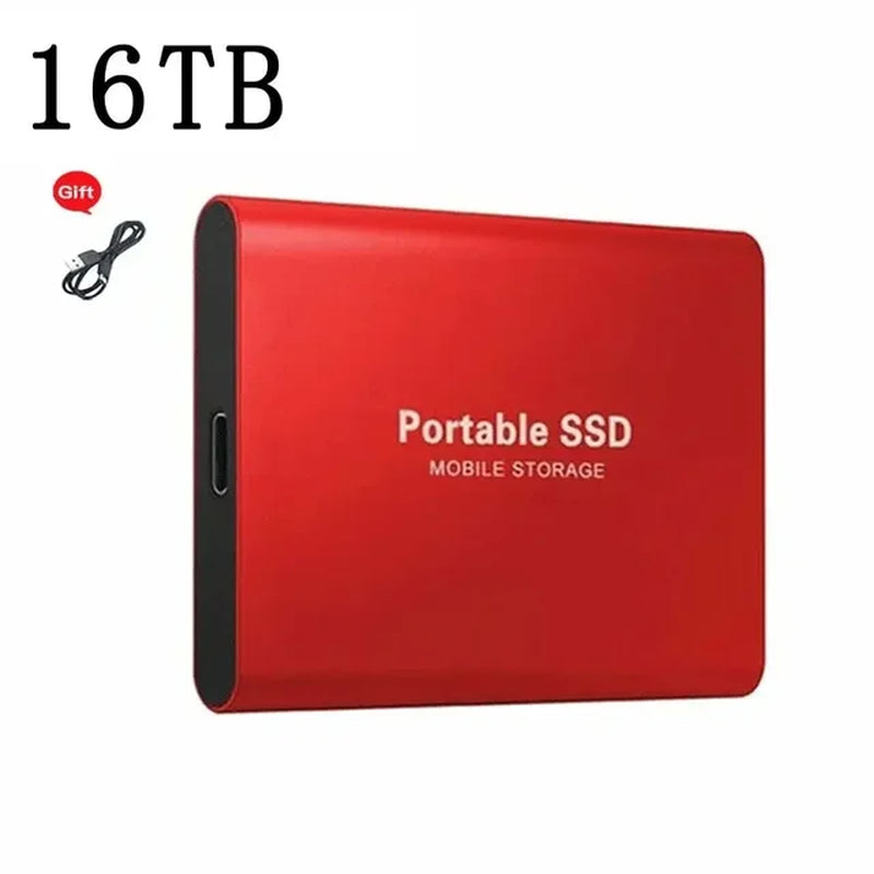 For Xiaomi Portable 128TB 64TB SSD External Moblie Hard Drive High Speed 16TB 8TB Hard Disk for Desktop Mobile Laptop Comp