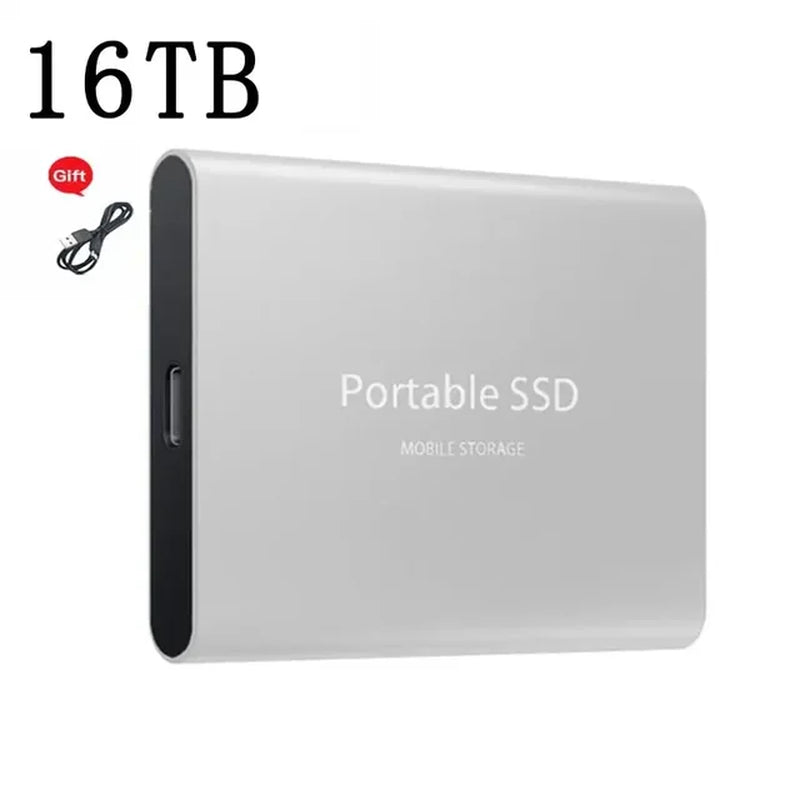 For Xiaomi Portable 128TB 64TB SSD External Moblie Hard Drive High Speed 16TB 8TB Hard Disk for Desktop Mobile Laptop Comp